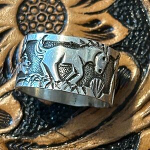 Lloyd Becenti Navajo Horse Ring